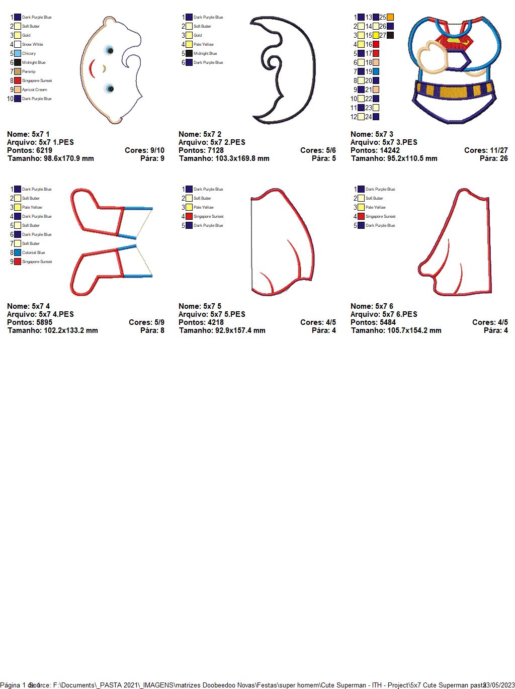 Superman Ornament - ITH Project - Machine Embroidery Design