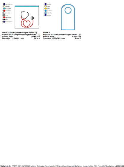 Pocket Wall for Any Use - ITH Project - Machine Embroidery Design