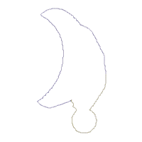 Christmas Sloth Holding a Gift - ITH Project - Machine Embroidery Design