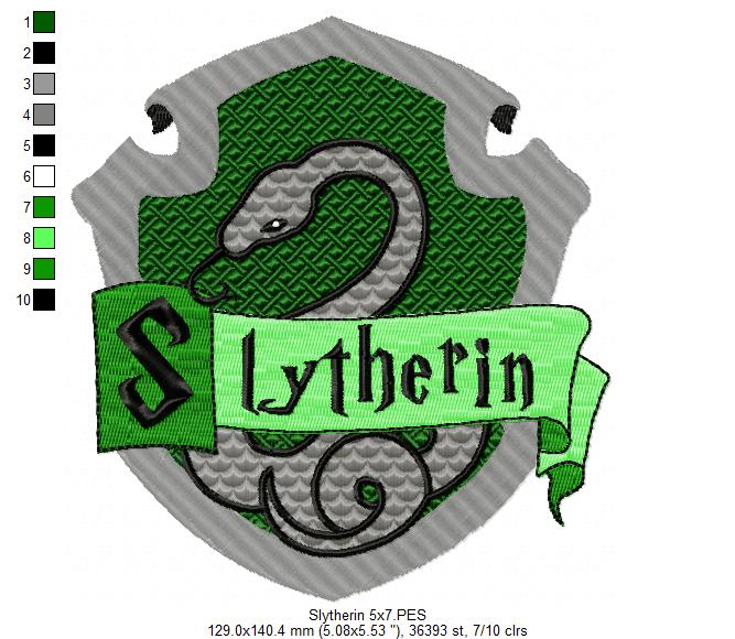 The 4 Houses of the School of Magic - Fill Stitch