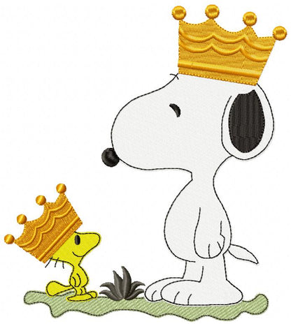 Royal Pals 👑 – Fill Stitch – Machine Embroidery Design