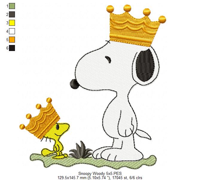 Royal Pals 👑 – Fill Stitch – Machine Embroidery Design