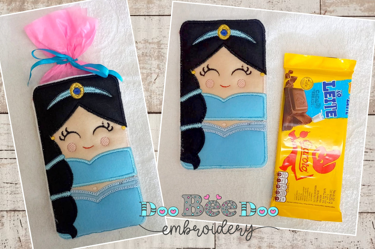 Princess Candy Holder - ITH Project - Machine Embroidery Design