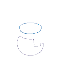 Snowman and Hearts - Applique - Machine Embroidery Design