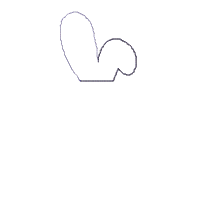 Split Bunny - Applique - Machine Embroidery Design