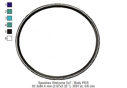 Vampire Vase Ornament - ITH Project - Machine Embroidery Design