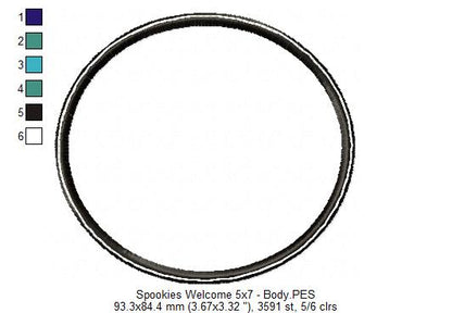 Vampire Vase Ornament - ITH Project - Machine Embroidery Design