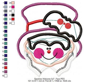 Vampire Vase Ornament - ITH Project - Machine Embroidery Design