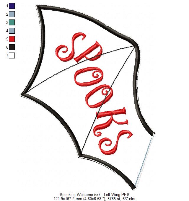 Vampire Vase Ornament - ITH Project - Machine Embroidery Design