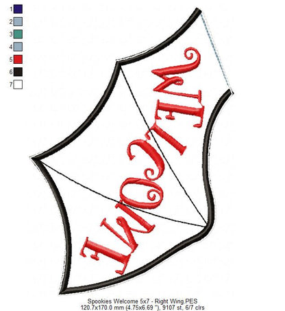 Vampire Vase Ornament - ITH Project - Machine Embroidery Design