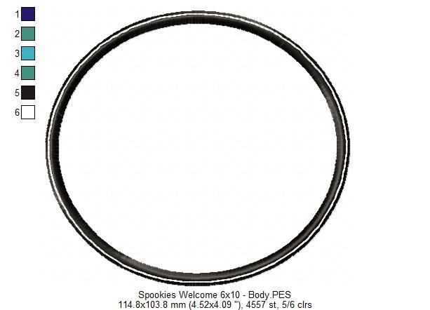 Vampire Vase Ornament - ITH Project - Machine Embroidery Design