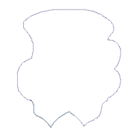 Vampire Vase Ornament - ITH Project - Machine Embroidery Design