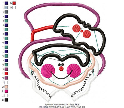 Vampire Vase Ornament - ITH Project - Machine Embroidery Design