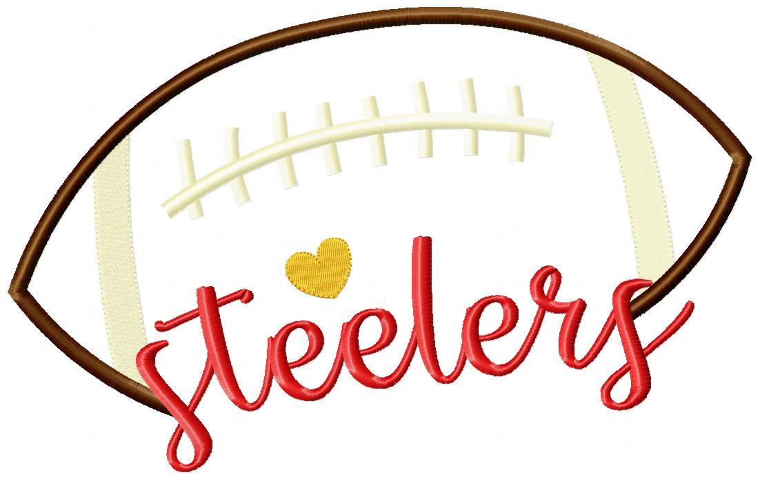 Steelers – Satin Stitch – Machine Embroidery Design