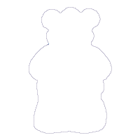 Love Bear Stuffie - ITH Project - Machine Embroidery Design