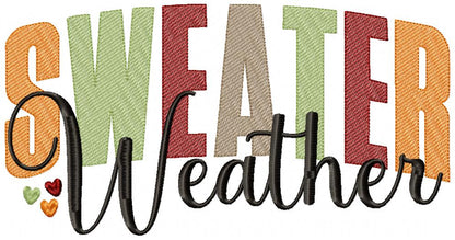 🍁 Fall Vibes Quote Set – Sketch Stitch – Machine Embroidery Design