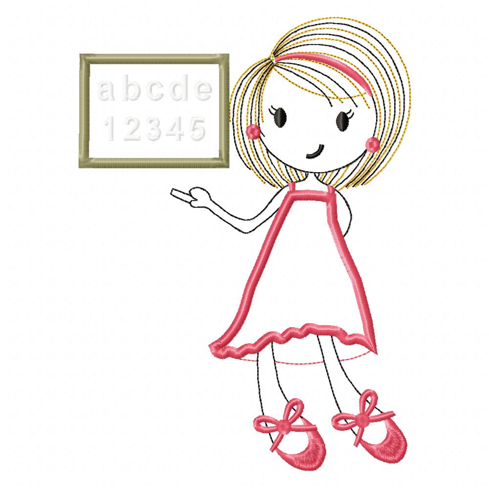 Swirly Girl Teaching - Applique