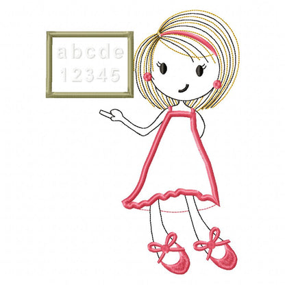 Swirly Girl Teaching - Applique