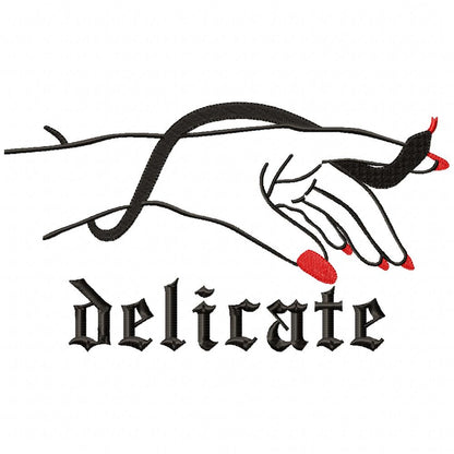 Taylor Swift Delicate - Fill Stitch - Machine Embroidery Design