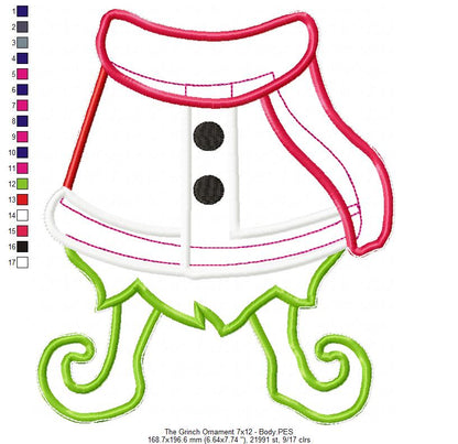 Cheff Grinch - ITH Project - Machine Embroidery Design