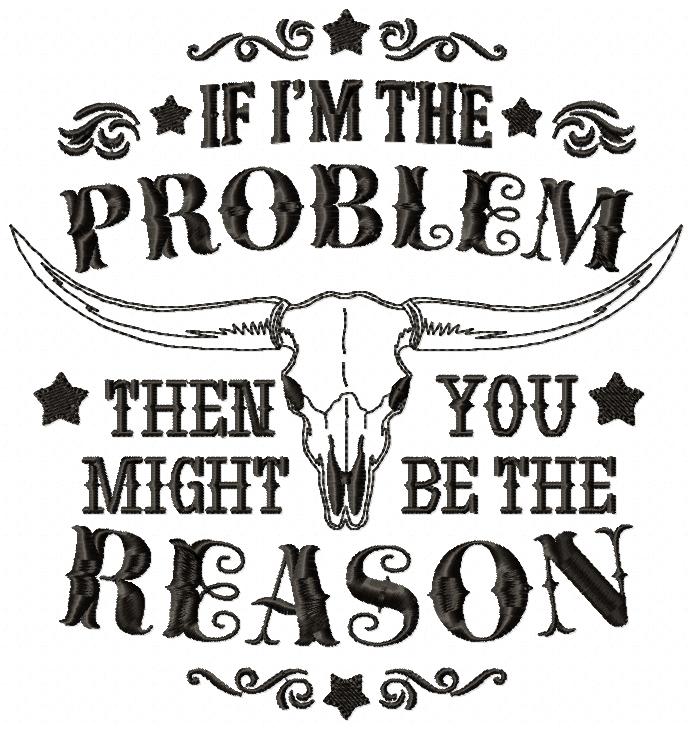 🤠 Western Attitude Quote – Fill Stitch – Machine Embroidery Design