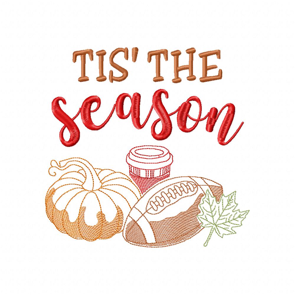 Tis' The Season - Sketch Stitch - Machine Embroidery Design