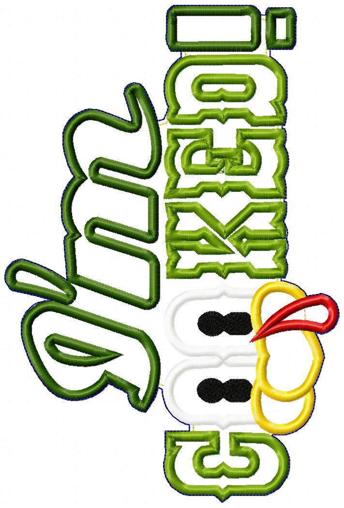 Turkey I'm Cooked - ITH Project - Machine Embroidery Design