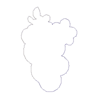 Unicorn Rainbow Wreath - ITH Project - Machine Embroidery Design