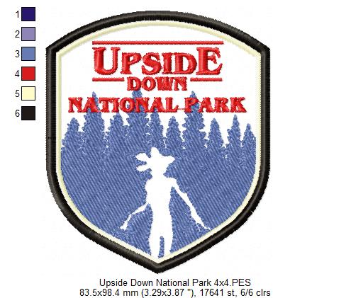 Upside Down National Park - Applique