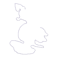 Cupid Dog Ornament - ITH Project - Machine Embroidery Design