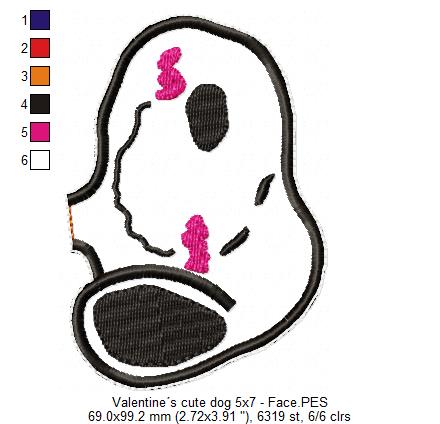 Cupid Dog Ornament - ITH Project - Machine Embroidery Design