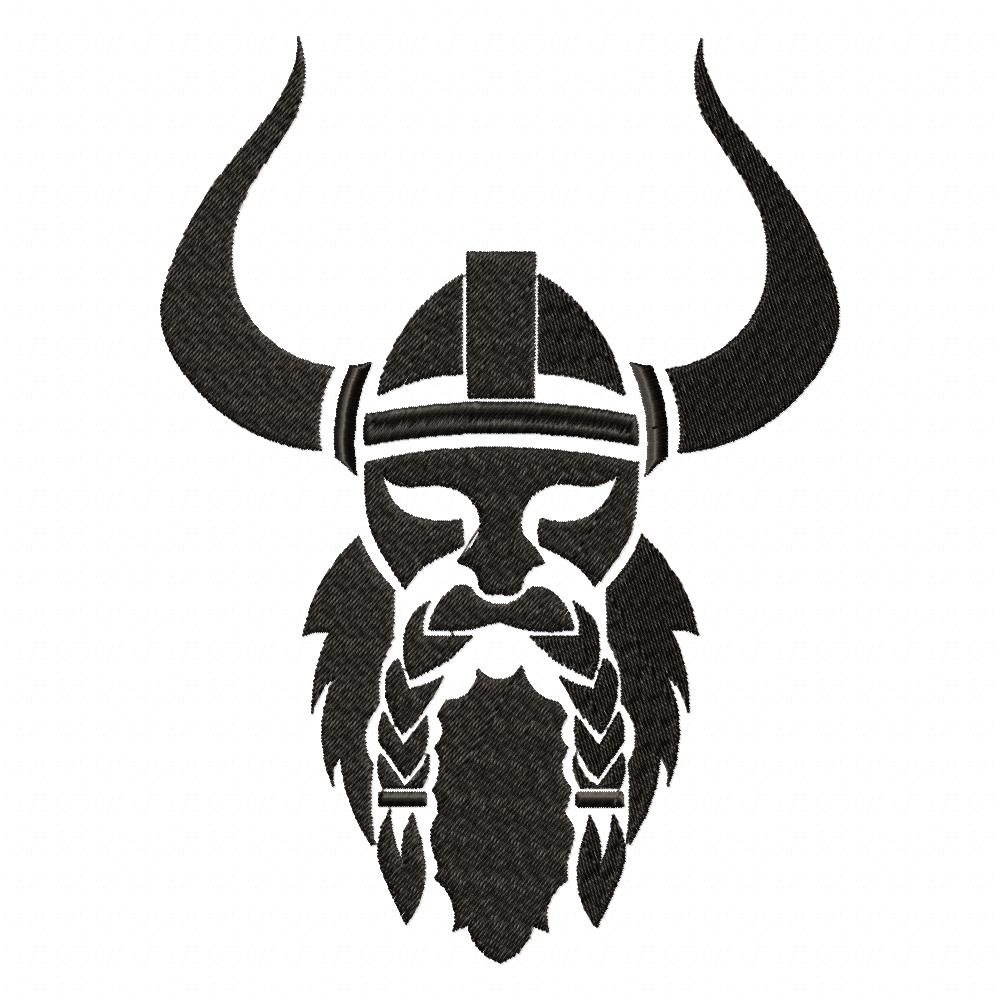 Viking - Fill Stitch - Machine Embroidery Design