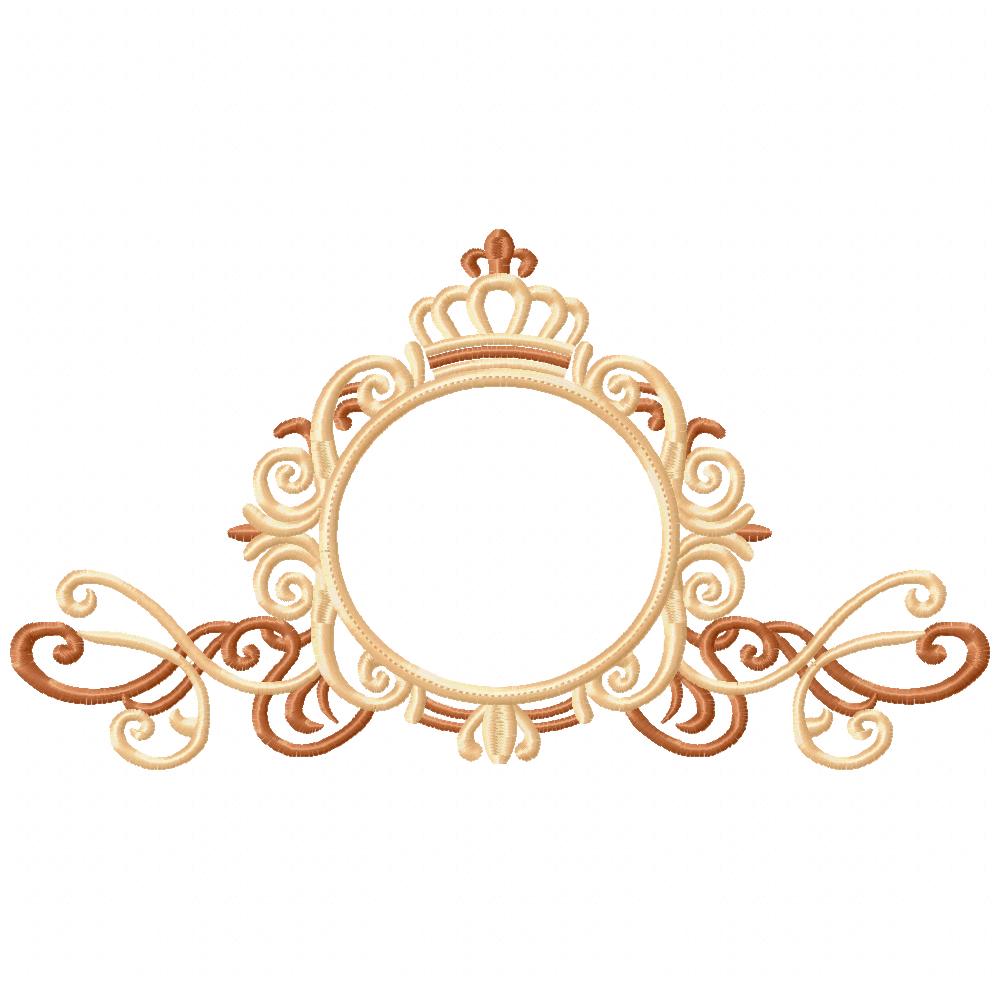 Wedding Frame - Applique - Machine Embroidery Design
