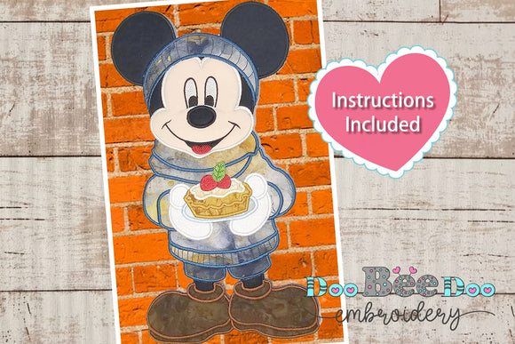 Mickey Autumn - ITH Project - Machine Embroidery Design