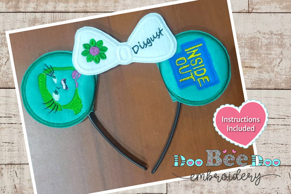 Headband Disgust Inside Out - ITH Project - Machine Embroidery Design