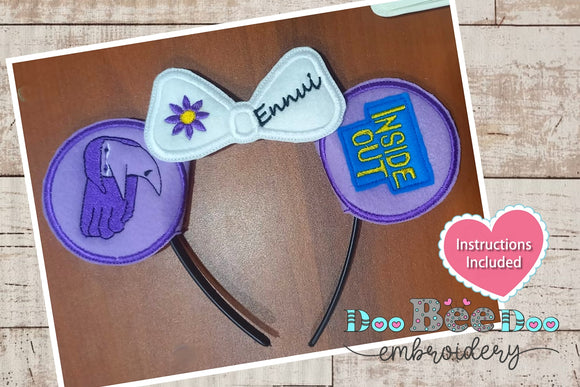 Headband Ennui Inside Out - ITH Project - Machine Embroidery Design