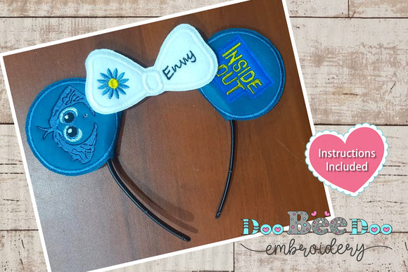 Headband Envy Inside Out - ITH Project - Machine Embroidery Design