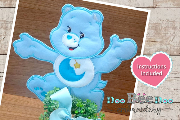 Bedtime Bear Care Bears - ITH Project - Machine Embroidery Design