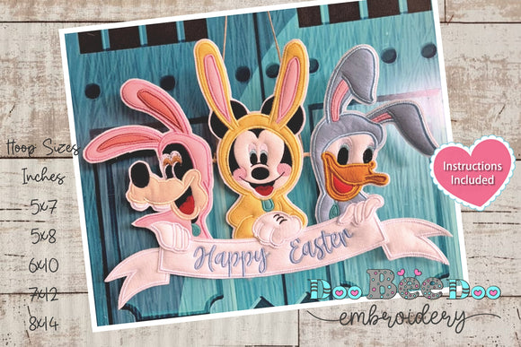 Disney Happy Easter - ITH Project - Machine Embroidery Design