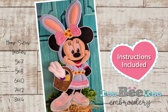 Minnie Easter - ITH Project - Machine Embroidery Design