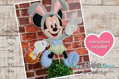 Mickey Easter - ITH Project - Machine Embroidery Design