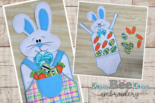 Tic-tac-toe Bunny Boy - ITH Project - Machine Embroidery Design