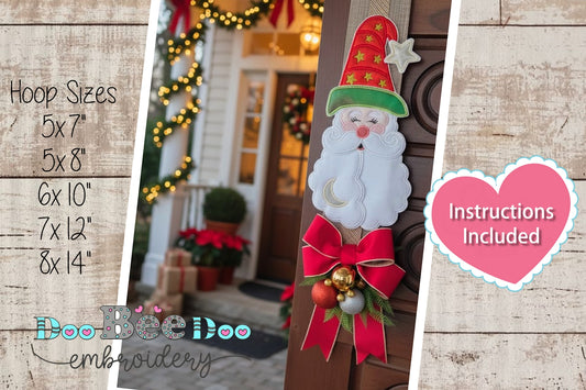 Santa Claus with Moon and Star – ITH Project – Machine Embroidery Design