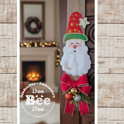 Santa Claus with Moon and Star – ITH Project – Machine Embroidery Design