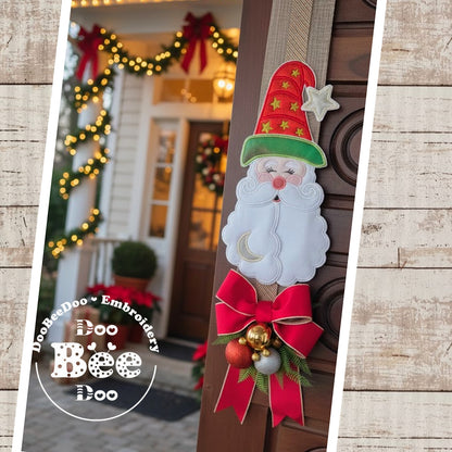 Santa Claus with Moon and Star – ITH Project – Machine Embroidery Design