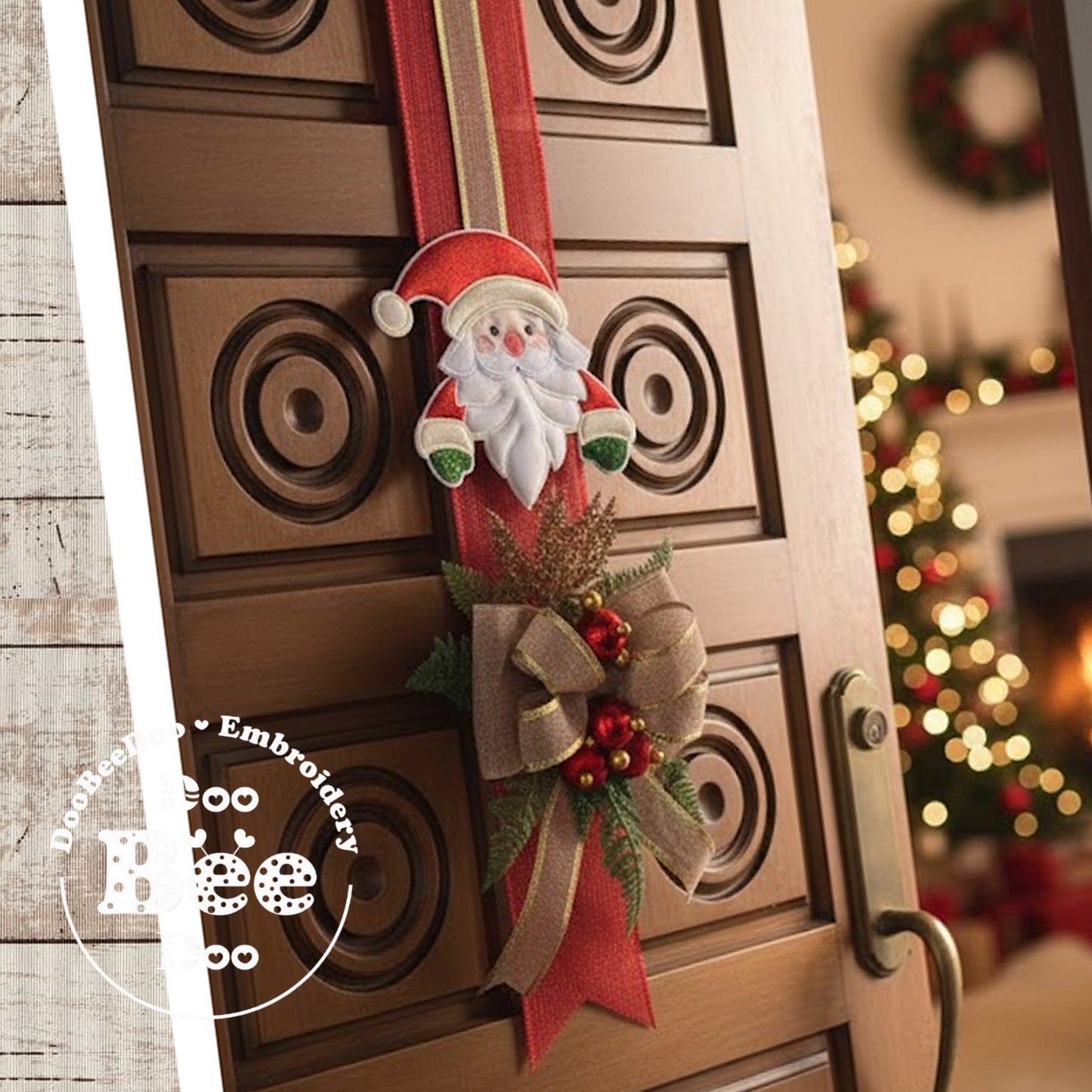 Cute Christmas Santa with a Pointy Beaard – ITH Project – Machine Embroidery Design