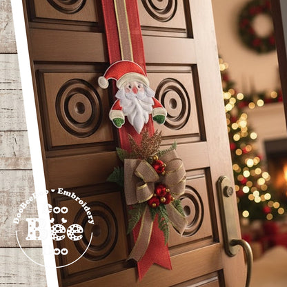 Cute Christmas Santa with a Pointy Beaard – ITH Project – Machine Embroidery Design