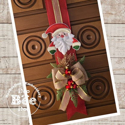 Cute Christmas Santa with a Pointy Beaard – ITH Project – Machine Embroidery Design