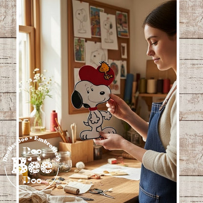 Valentine Puppy Boy – ITH Project – Machine Embroidery Design