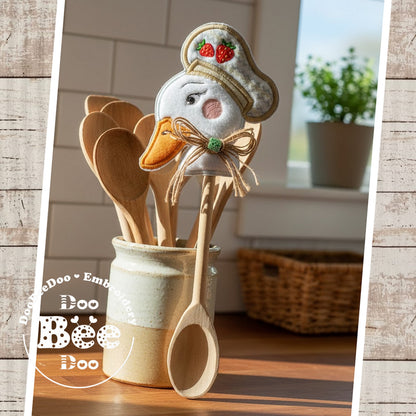 Farmhouse Goose Girl Kitchen Set – ITH Project – Machine Embroidery Designs